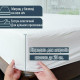 Наматрасник 120х200 см., непромокаемый, с тканевым бортом