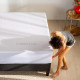 Наматрасник стеганый 140х200 см, Oscar с тканевым бортом
