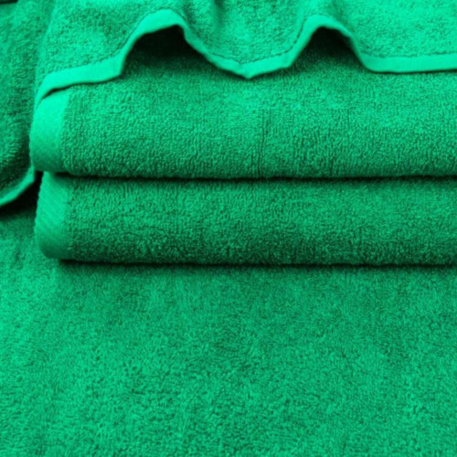 Зеленые махровые полотенца для SPA и бани 70х140 оптом
